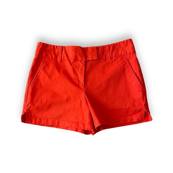 LOFT Pants - Loft Riviera Shorts Chino Size 2 Women's Orange Cotton